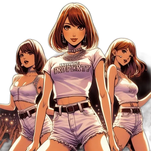 comic book art, concept art, anime, cartoon transparent PNG cut-out