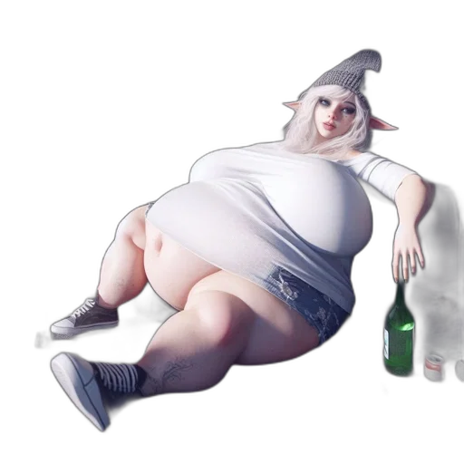 bottle, dress, food, creature transparent PNG cut-out
