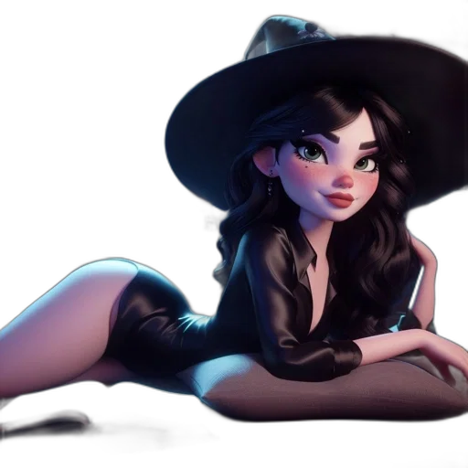 hat, dress, fantasy art, concept art transparent PNG cut-out