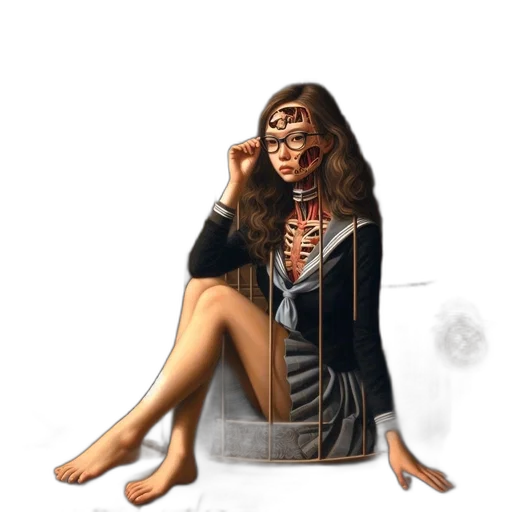 dress, jewelry, photorealistic, concept art transparent PNG cut-out