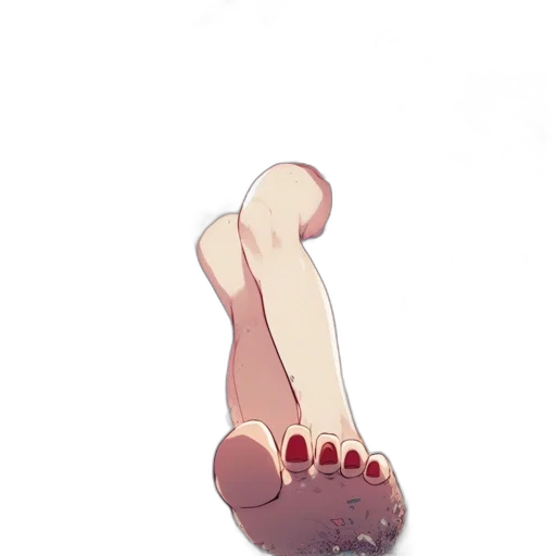 shoes, flower, weapon, staff transparent PNG cut-out