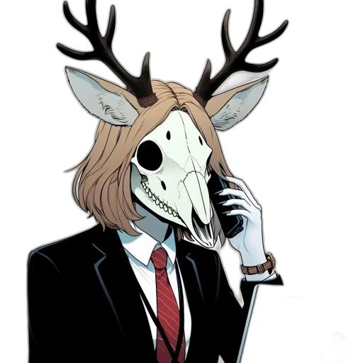 mask, animal, creature, staff transparent PNG cut-out