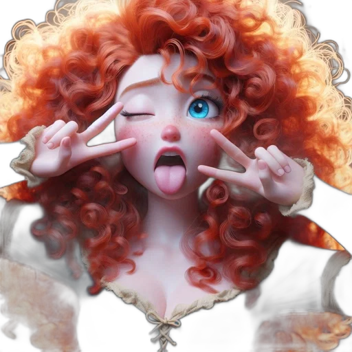face, fantasy art, concept art, photorealistic transparent PNG cut-out