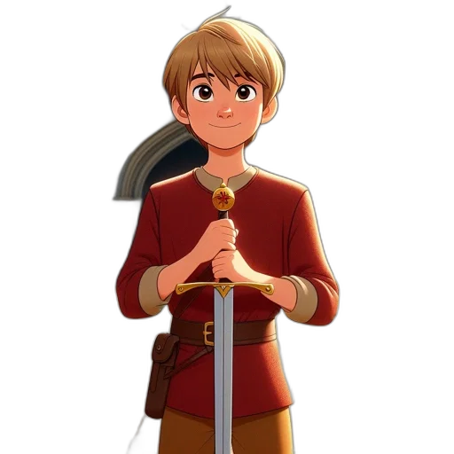sword, staff, weapon, crown transparent PNG cut-out