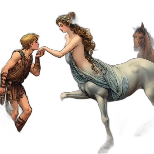 fantasy art, concept art, watercolor, photorealistic transparent PNG cut-out
