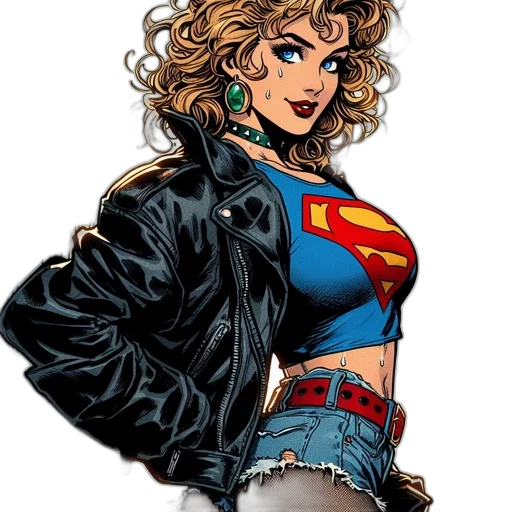 jacket, comic book art, cartoon, concept art transparent PNG cut-out