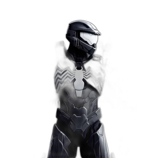 robot, weapon, concept art, 3d render transparent PNG cut-out