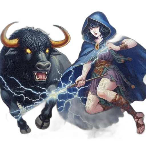 fantasy art, concept art, comic book art, anime transparent PNG cut-out