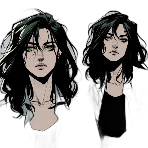 concept art, comic book art, cartoon, fantasy art transparent PNG cut-out