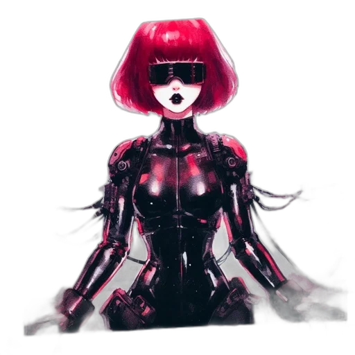 robot, weapon, dress, mask transparent PNG cut-out