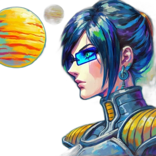 robot, fantasy art, anime, concept art transparent PNG cut-out