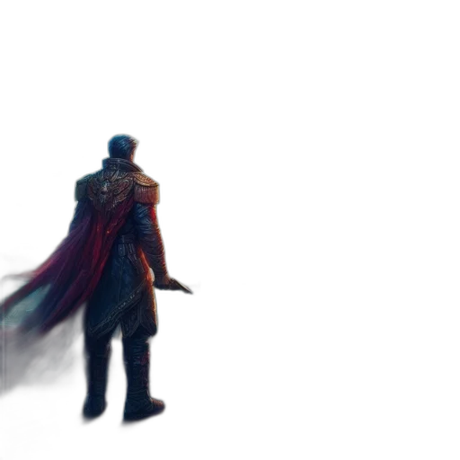 jacket, staff, weapon, sword transparent PNG cut-out