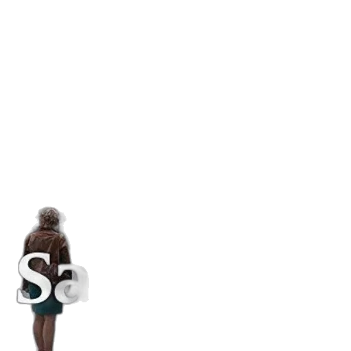 jacket, dress, shoes, staff transparent PNG cut-out