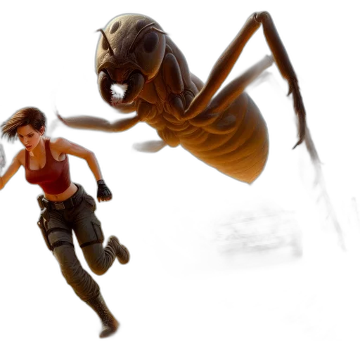 creature, concept art, 3d render, fantasy art transparent PNG cut-out
