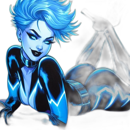comic book art, concept art, fantasy art, cartoon transparent PNG cut-out