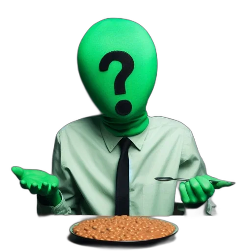 food, robot, staff, creature transparent PNG cut-out