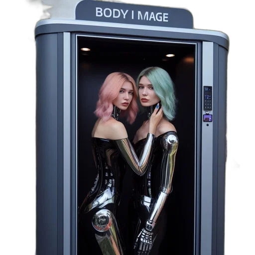 robot, dress, cyberpunk, concept art transparent PNG cut-out