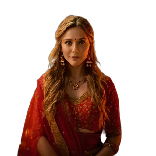 dress, jewelry, crown, face transparent PNG cut-out