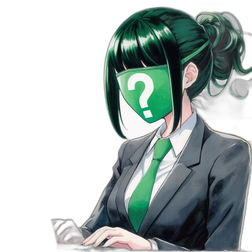 mask, face, staff, jacket transparent PNG cut-out