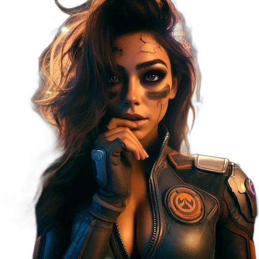 face, mask, comic book art, concept art transparent PNG cut-out
