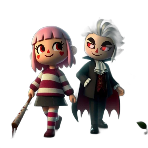 concept art, fantasy art, 3d render, pixel art transparent PNG cut-out