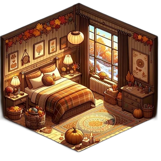 furniture, building, pixel art, concept art transparent PNG cut-out