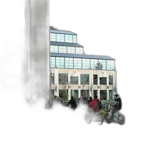 building, concept art, photorealistic, 3d render transparent PNG cut-out