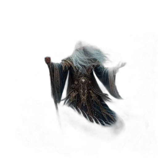 dragon, hair, sword, creature transparent PNG cut-out