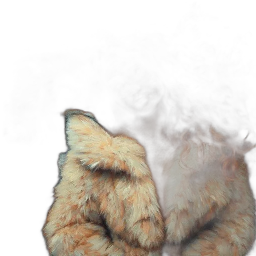 jacket, mask, hair, face transparent PNG cut-out
