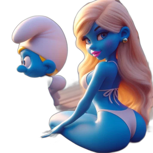 concept art, fantasy art, 3d render, cartoon transparent PNG cut-out