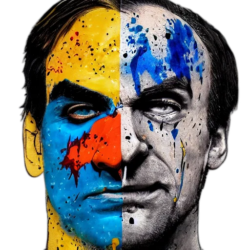 face, mask, comic book art, concept art transparent PNG cut-out