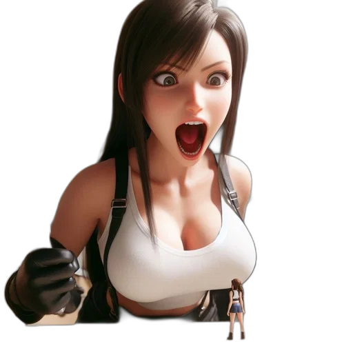 robot, face, weapon, 3d render transparent PNG cut-out