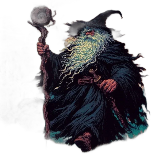staff, creature, dragon, mask transparent PNG cut-out