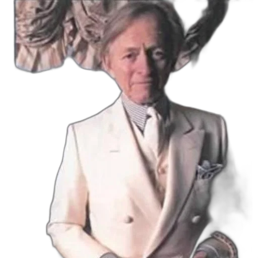 jacket, hair, face, staff transparent PNG cut-out