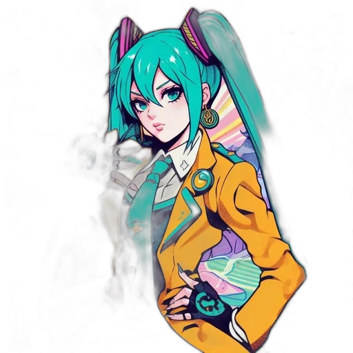 jacket, staff, weapon, dragon transparent PNG cut-out