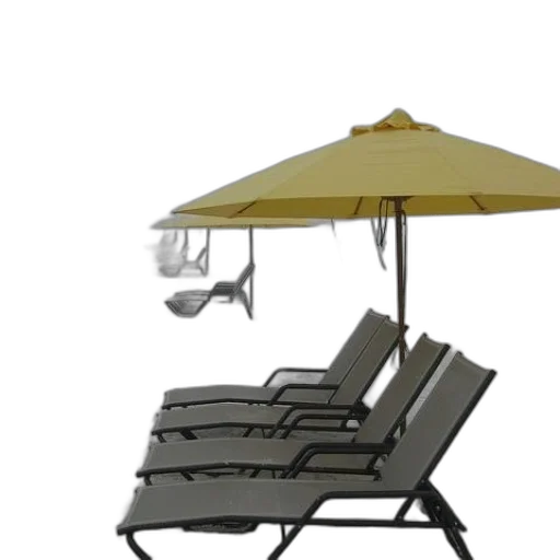 umbrella, furniture, 3d render, photorealistic transparent PNG cut-out