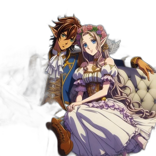 dress, fantasy art, concept art, watercolor transparent PNG cut-out