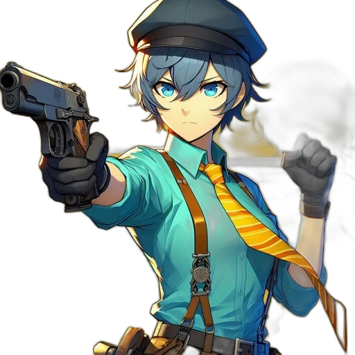 staff, weapon, hat, pixel art transparent PNG cut-out