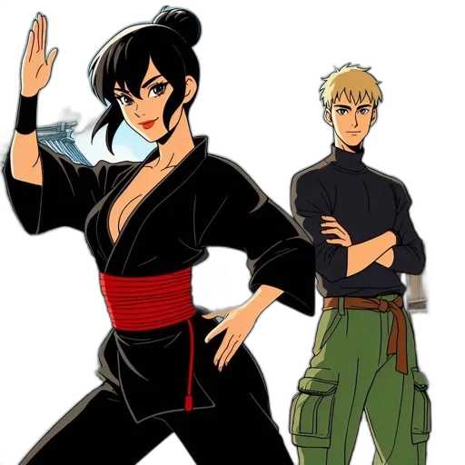concept art, anime, comic book art, cartoon transparent PNG cut-out