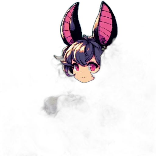 mask, creature, dragon, staff transparent PNG cut-out