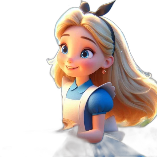 dress, crown, face, staff transparent PNG cut-out