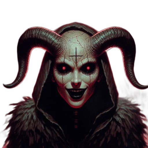 mask, creature, face, fantasy art transparent PNG cut-out