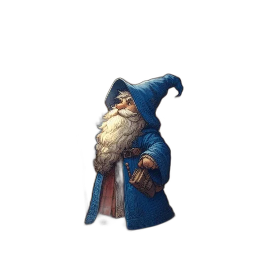 staff, hat, dragon, 3d render transparent PNG cut-out