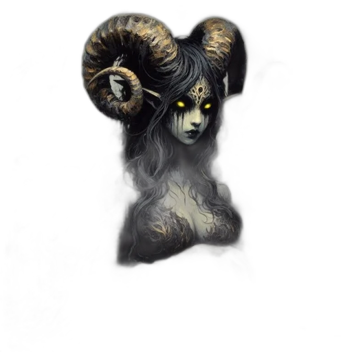 mask, hair, dragon, creature transparent PNG cut-out