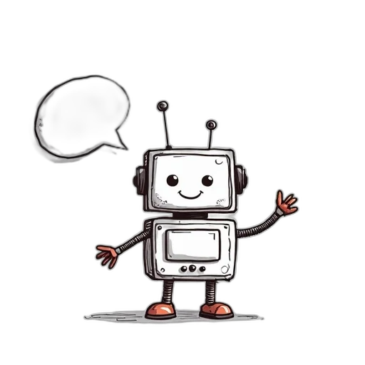 robot, pixel art, concept art, cartoon transparent PNG cut-out