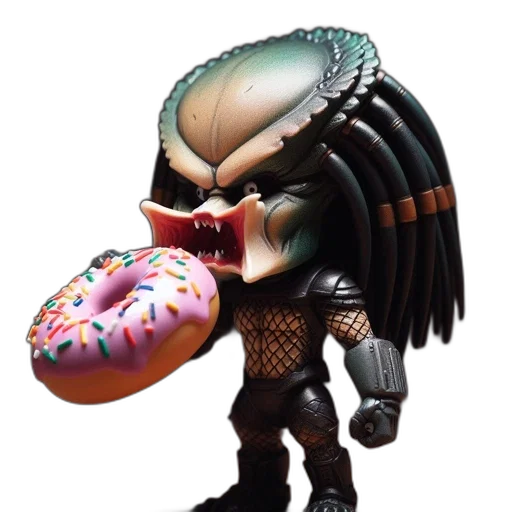 food, concept art, 3d render, cyberpunk transparent PNG cut-out