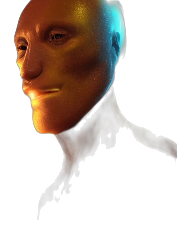 mask, face, robot, creature transparent PNG cut-out