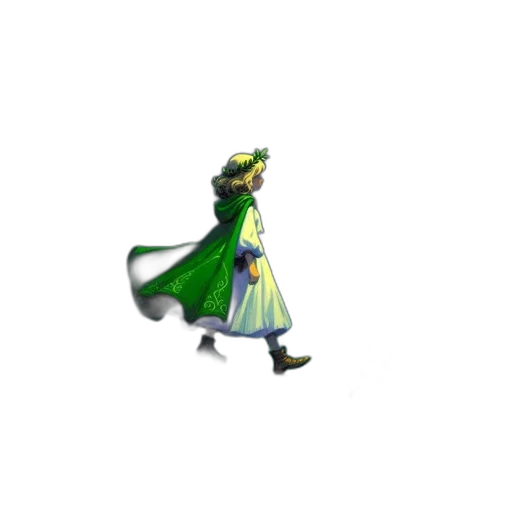 dress, staff, crown, sword transparent PNG cut-out