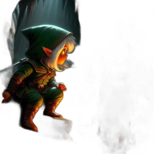creature, dragon, staff, mask transparent PNG cut-out