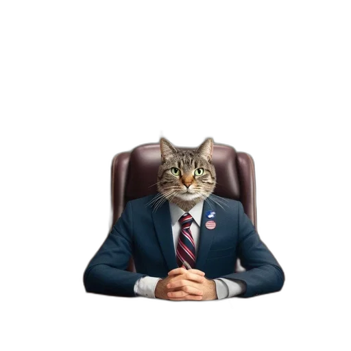 animal, staff, furniture, photorealistic transparent PNG cut-out